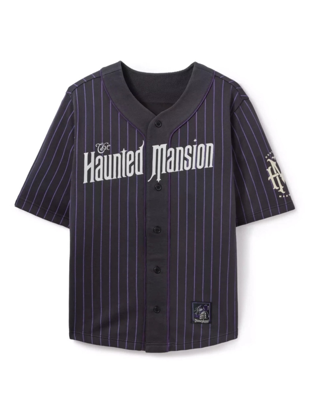 L Large Disney Parks Haunted Mansion Baseball Jersey Adult